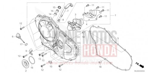 PANNEAU CARTER-MOTEUR D. CB750AS de 2025